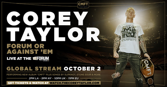 Corey Taylor announces global streaming event Forum or Against 'Em