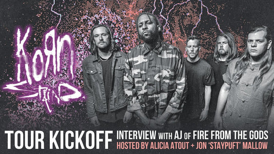 A.J. Channer (Fire from the Gods) on Positivity in Music and Touring with KoRn and Staind
