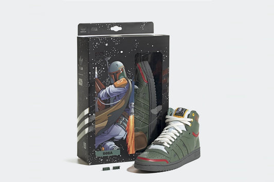 Adidas & Star Wars launch fourth collaboration shoe with a tribute to Boba Fett