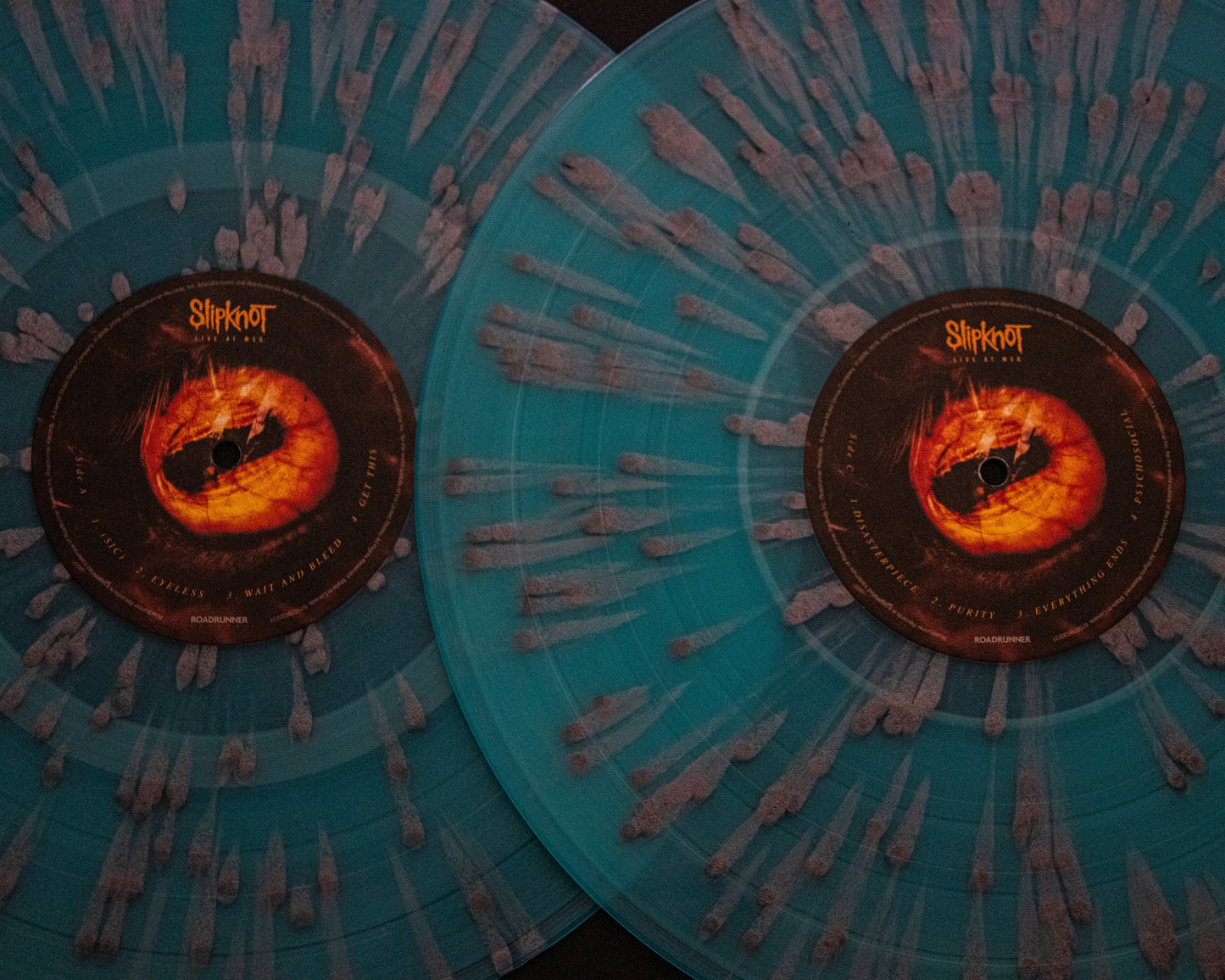 Slipknot "Live At MSG" Vinyl in Light Blue