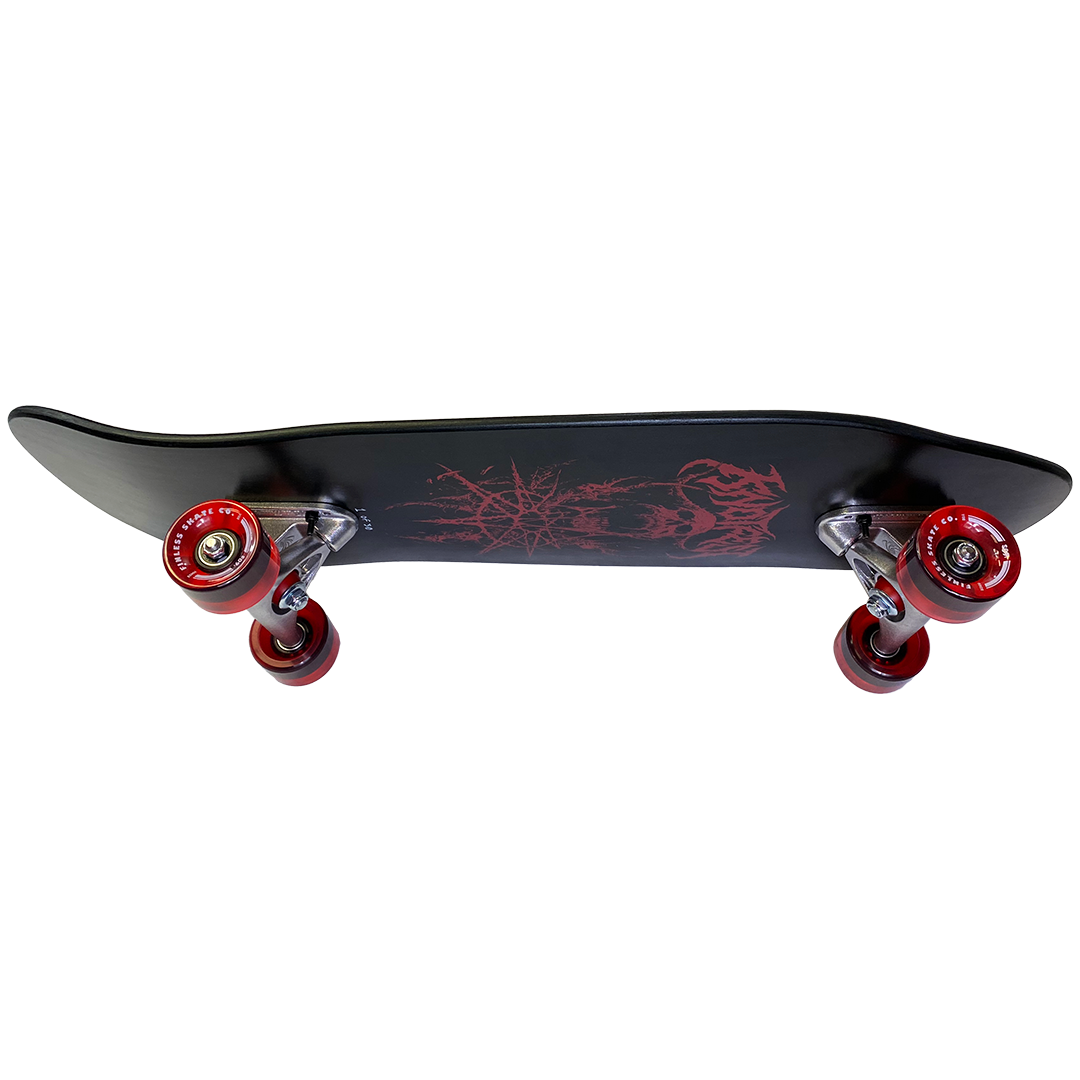 Riddick Skull LIMITED EDITION Complete Skateboard in Red