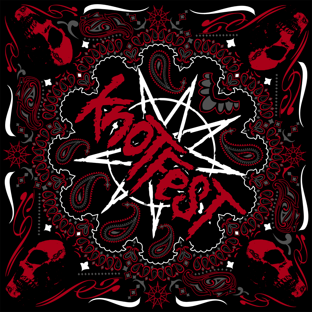 Knotfest 4 Corner Skulls Bandana