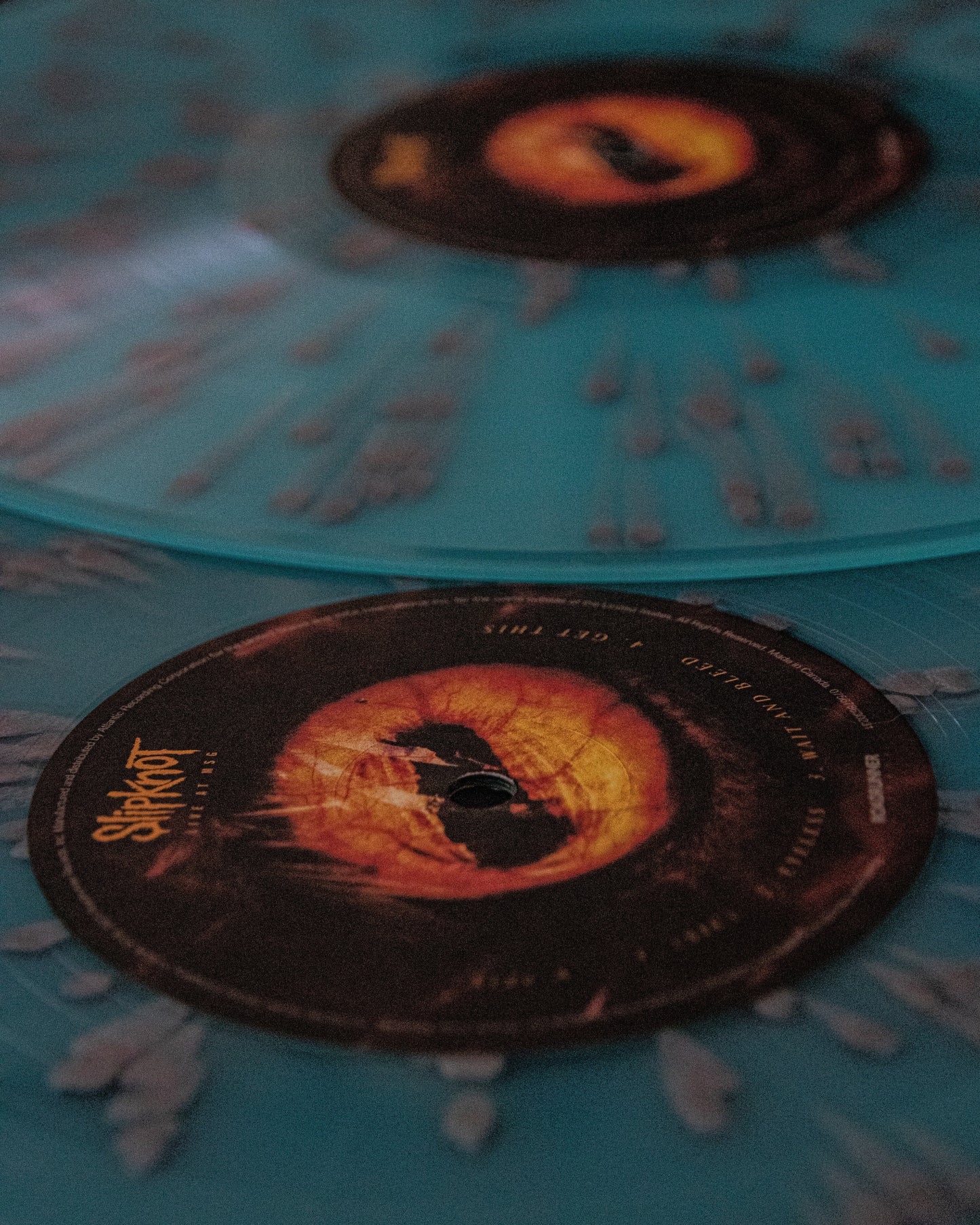 Slipknot ’Live At MSG’ Vinyl in Light Blue with Silver