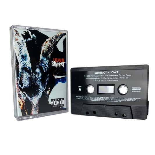Slipknot Iowa 20th Anniversary Cassette Tape - Black
