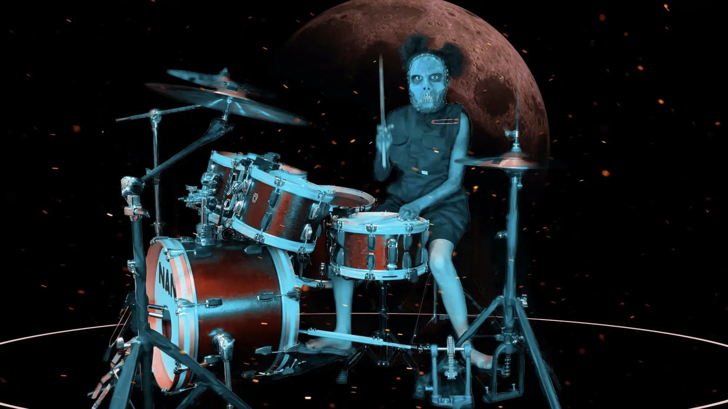 11-year old Nandi Bushell takes on a drum cover of a Slipknot classic