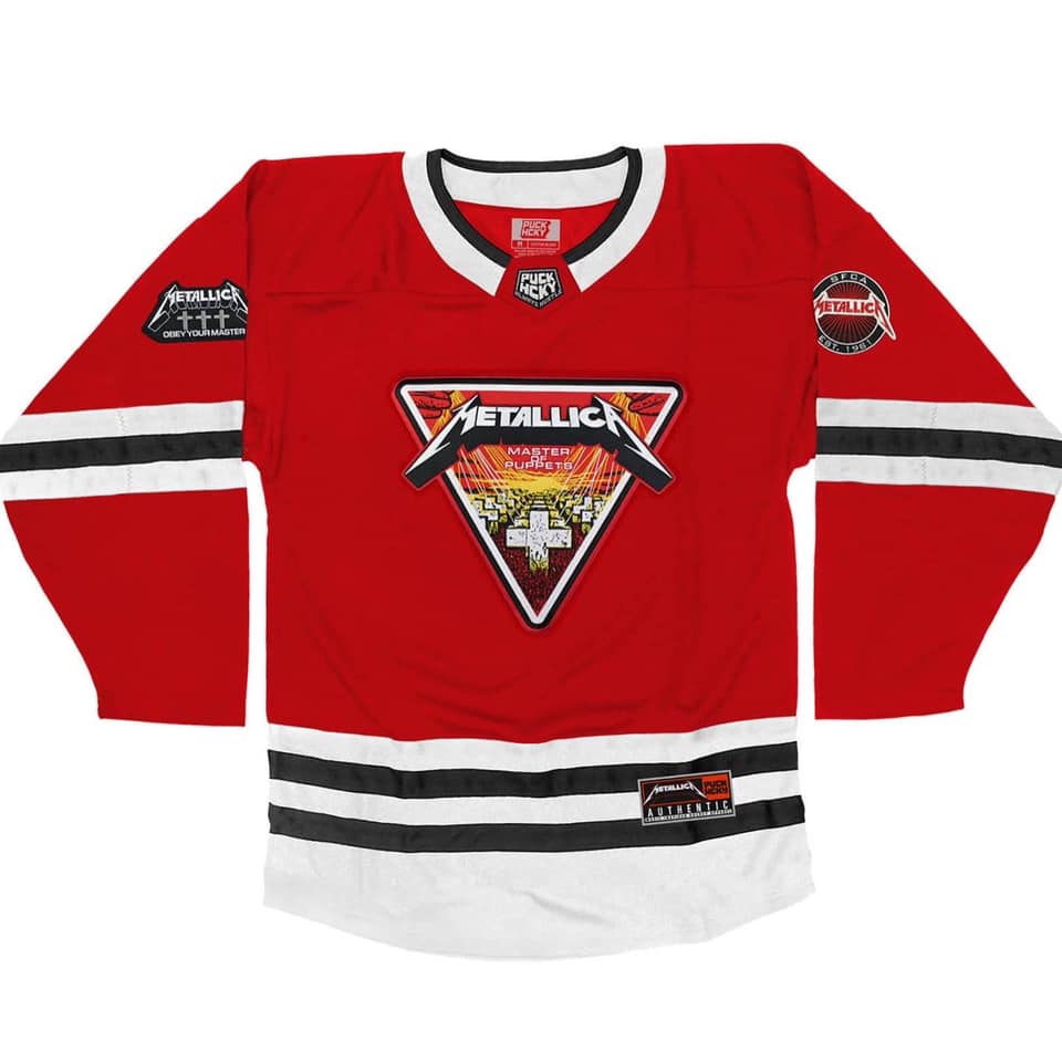 Puck Hcky x Metallica launch their hockey jersey collection