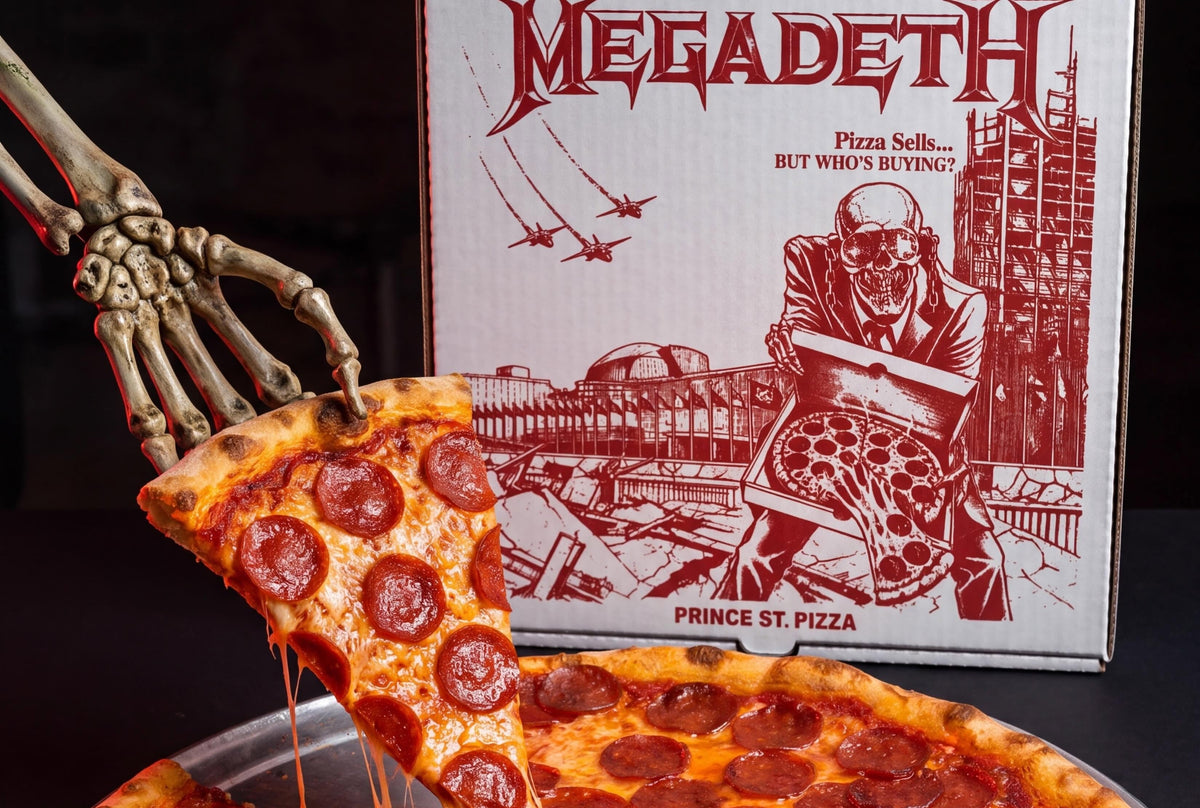 Prince St. Pizza and Megadeth Launch Collab Pie and Grammy Museum Prize Package