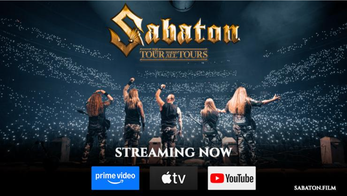 Sabaton's 'The Tour to End All Tours' Lands on Streaming Platforms