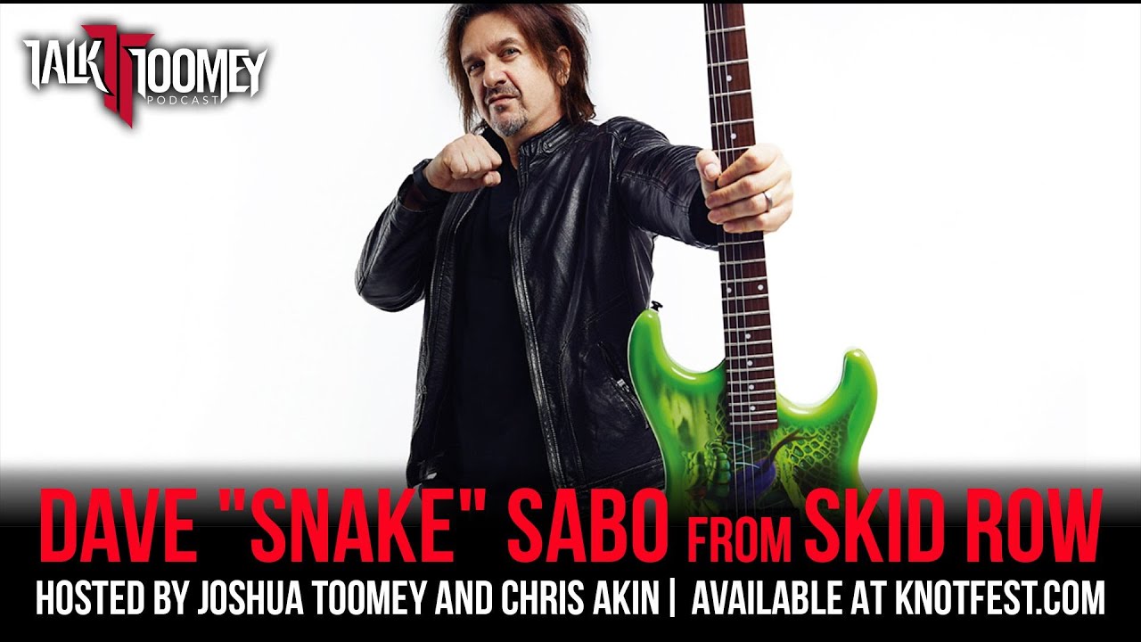 Snake Sabo of Skid Row on new album The Gang's All Here and more on the latest episode of the Talk Toomey Podcast