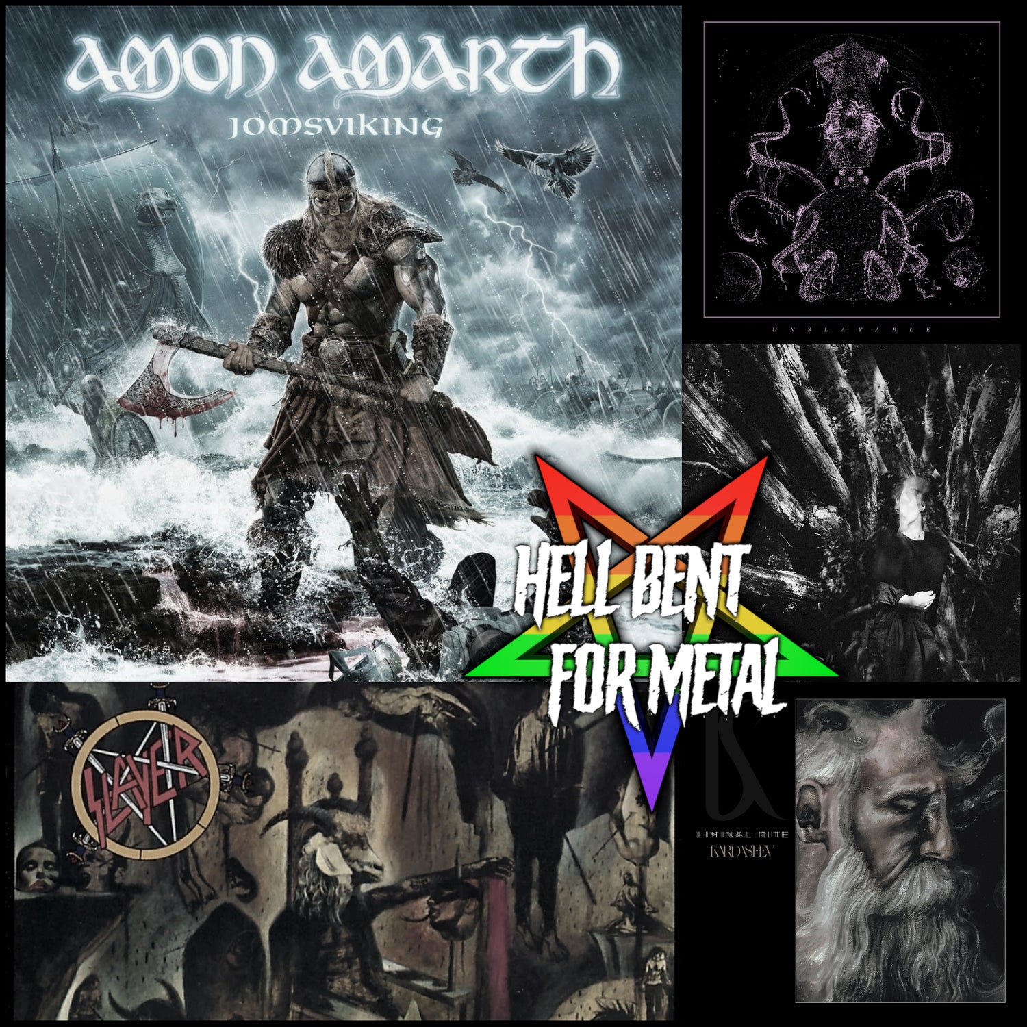 Hell Bent for Metal discuss Amon Amarth's Viking horns and Slayer's camp song from Reign In Blood