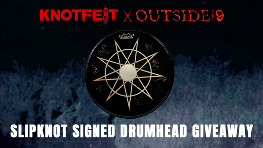KNOTFEST X OT9: SLIPKNOT SIGNED DRUMHEAD GIVEAWAY