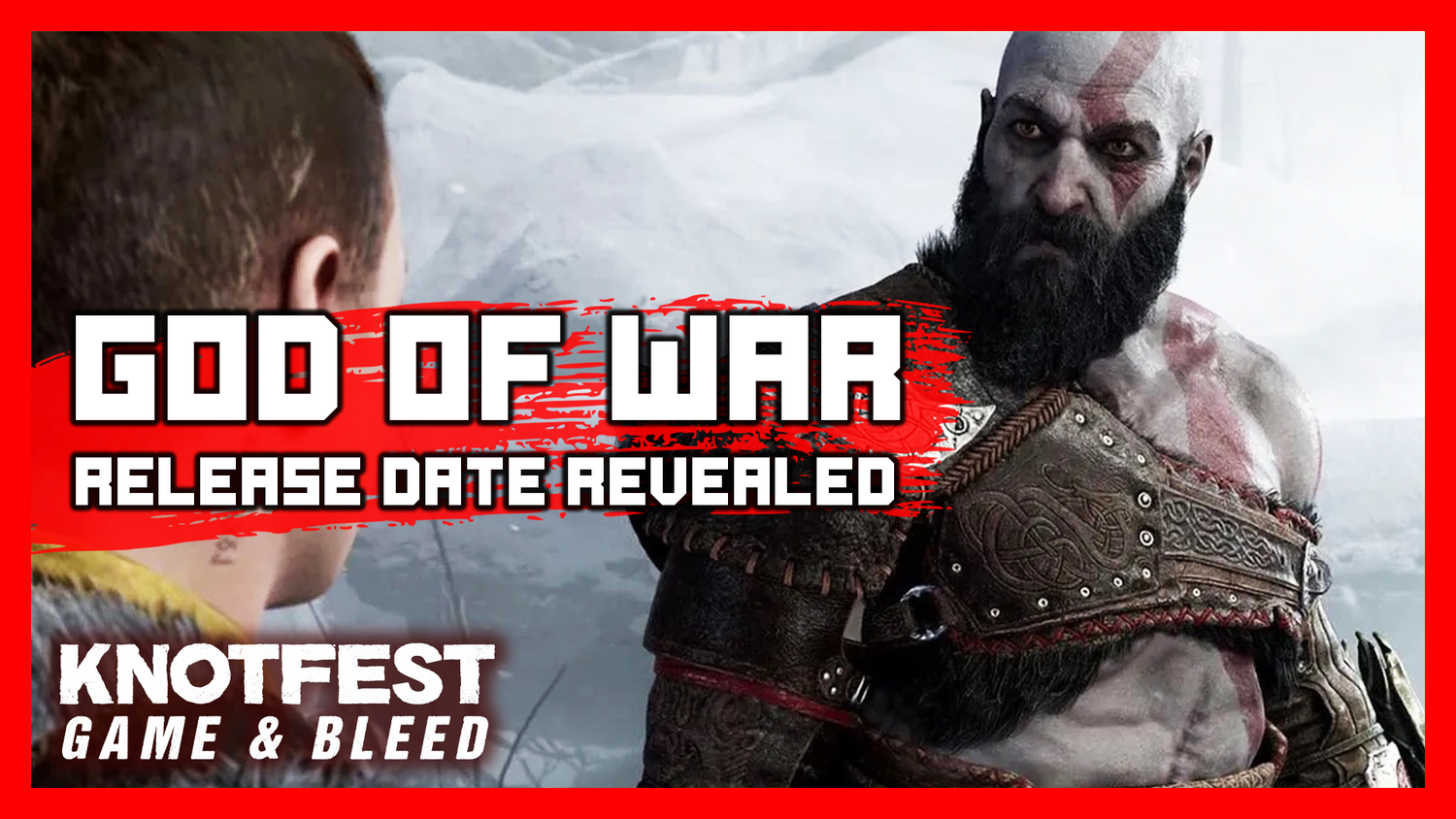 God of War Ragnarok Release Date REVEALED! (Knotfest Game & Bleed)