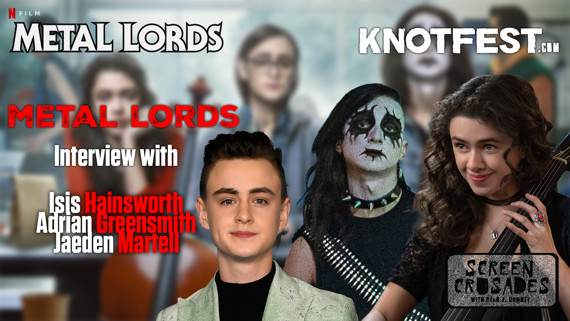 JAEDEN MARTELL (IT), ADRIAN GREENSMITH & ISIS HAINSWORTH Talk METAL LO ...