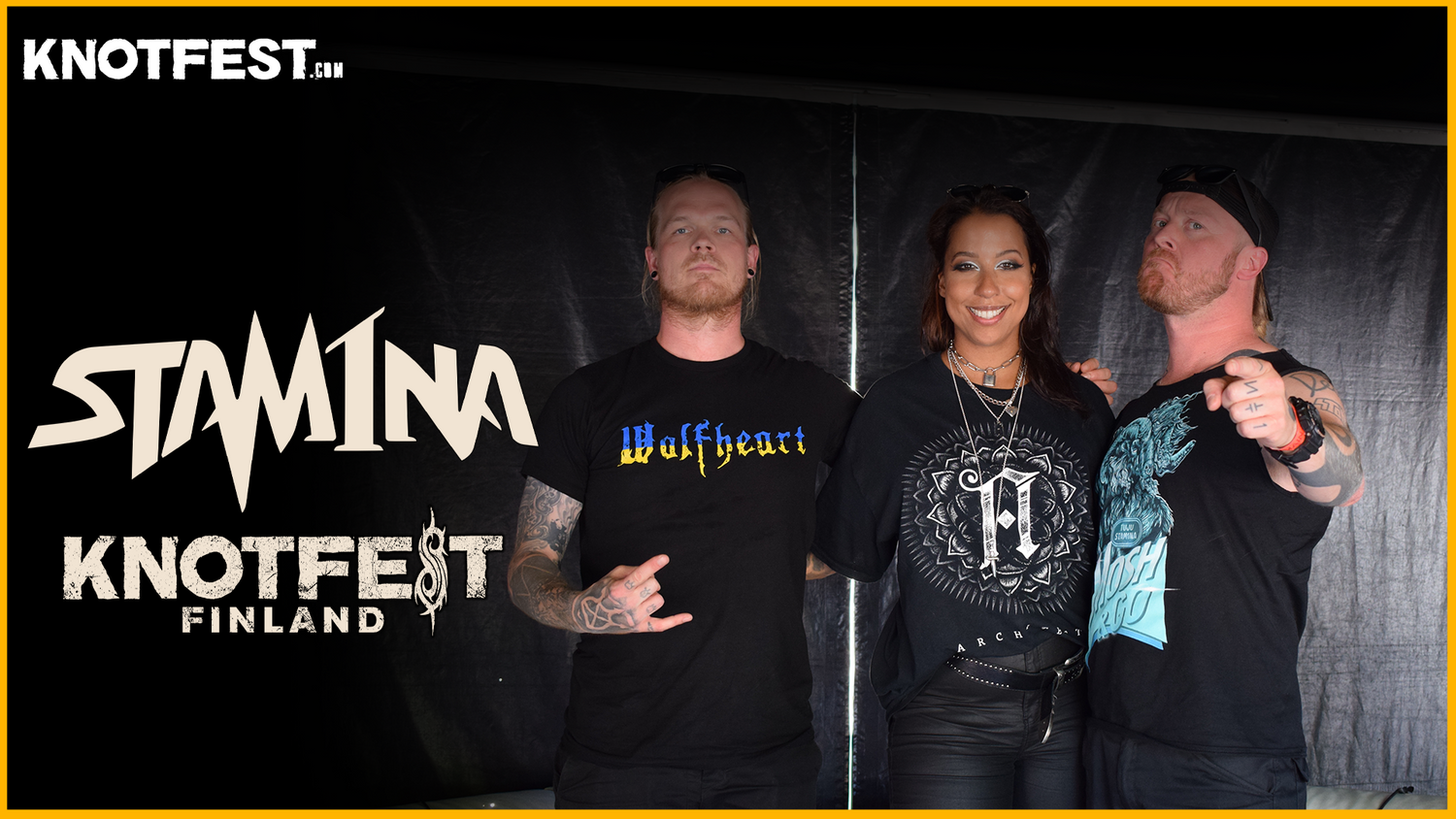 STAM1NA on STILL HAVING FUN as a band at KNOTFEST FINLAND