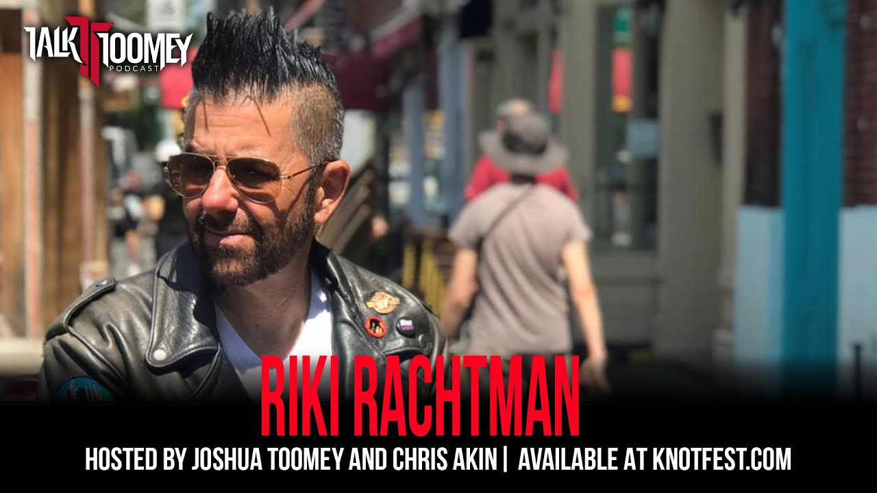 Riki Rachtman on his upcoming spoken word tour One Foot in the Gutter and more on the latest Talk Toomey podcast