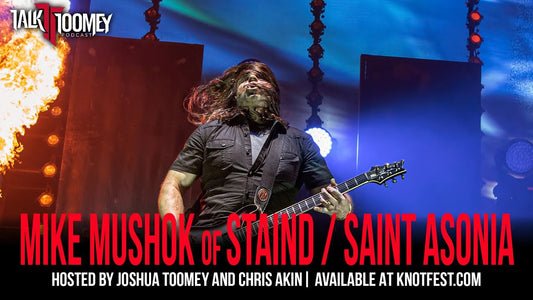 Mike Mushok of Saint Asonia & Staind on his array of bands and influences on the latest Talk Toomey Podcast