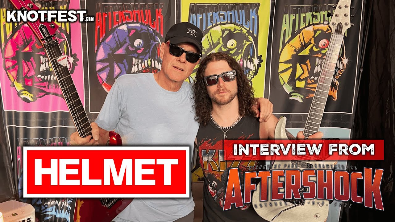 Page Hamilton of HELMET on his love for ESP guitars at AFTERSHOCK FESTIVAL