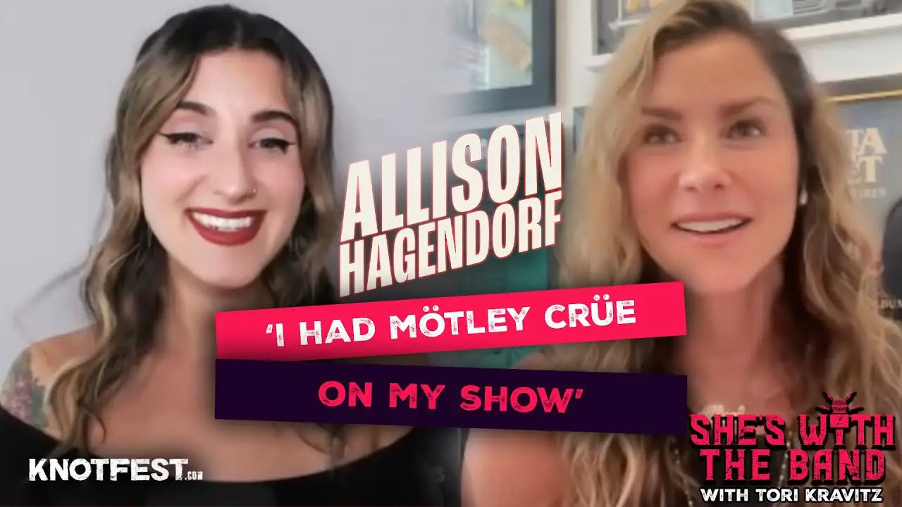 Allison Hagendorf Hosting MÖTLEY CRÜE on her Show | She’s with the Band