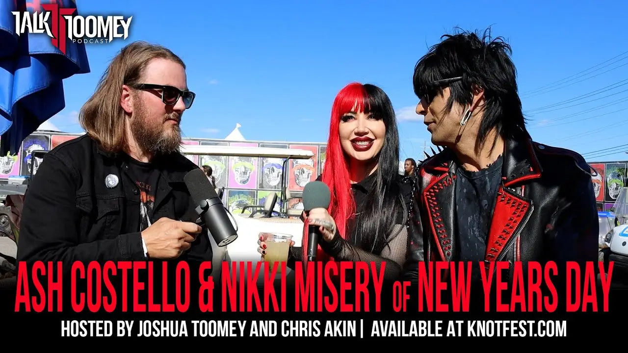 Ash Costello & Nikki Misery of New Years Day | Talk Toomey at Louder Than Life