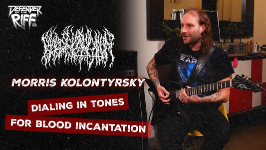 BLOOD INCANTATION's Mesmerising Guitar Tones - Morris Kolontyrsky on Defender Of The Riff