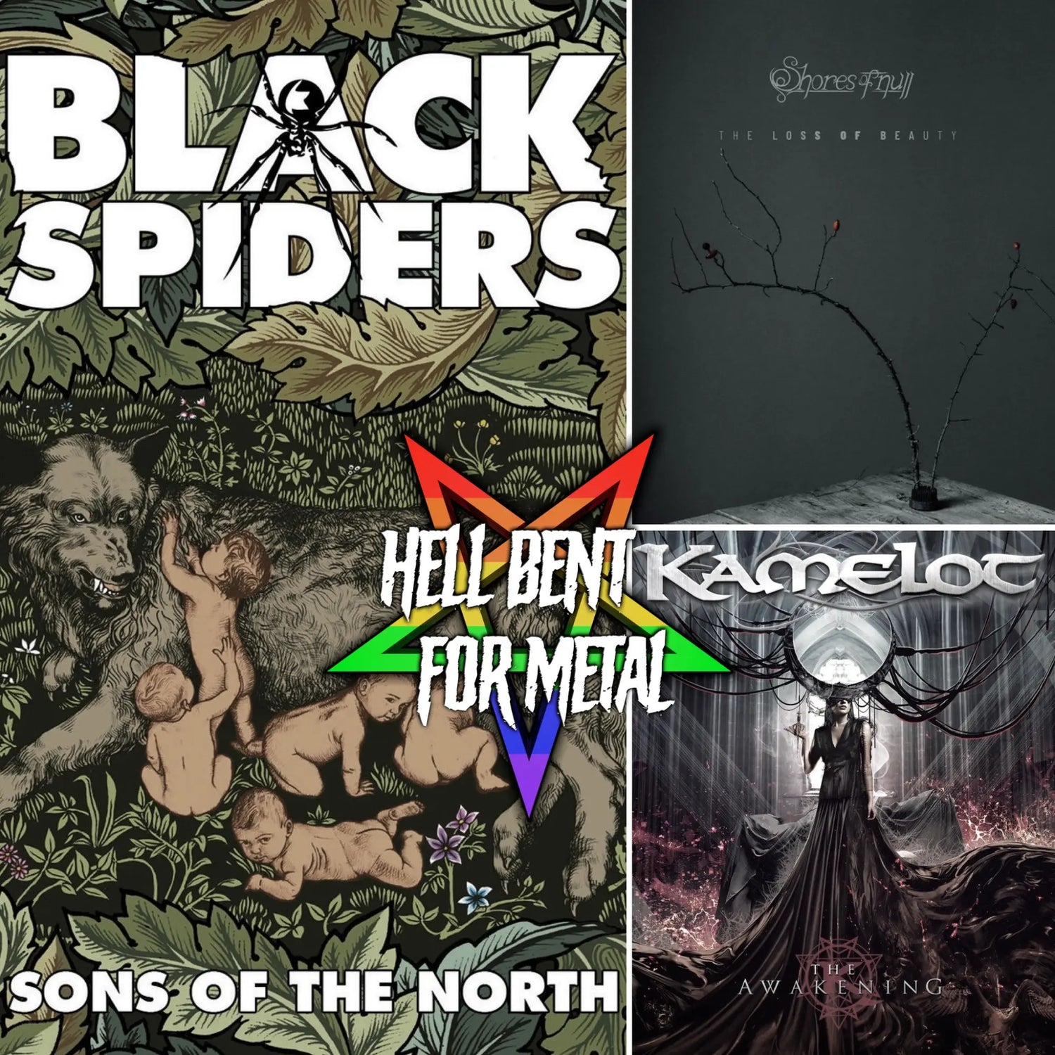 Black Spiders get frisky plus albums from Shores of Null and Kamelot on the latest Hell Bent for Metal