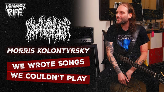 "We Wrote Songs We COULDN'T PLAY" - Morris Kolontyrsky (BLOOD INCANTATION) on Defender Of The Riff