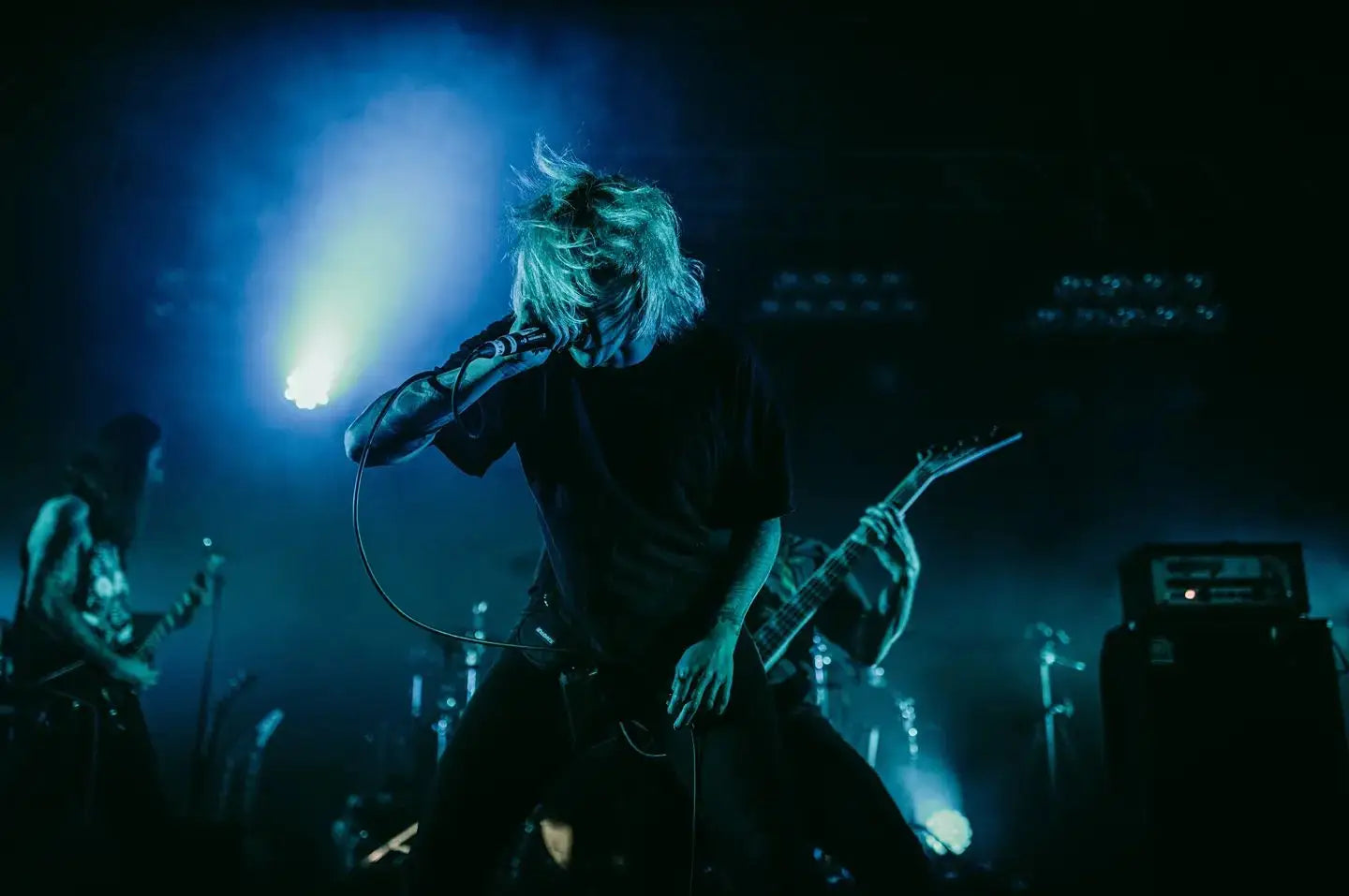 Born of Chaos: Venom Prison charge through dark terrain on Erebos