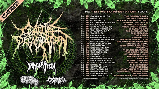 Cattle Decapitation ’The Terrasitic Infestation Tour’ Presale Code