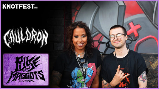 CAULDRON on their performance at PULSE OF THE MAGGOTS BIRMINGHAM