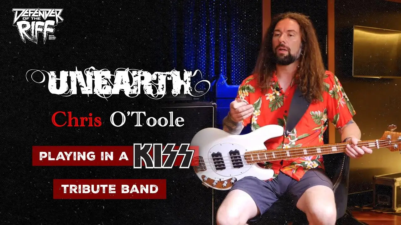 Chris O’Toole (UNEARTH) Playing in a KISS Tribute Band