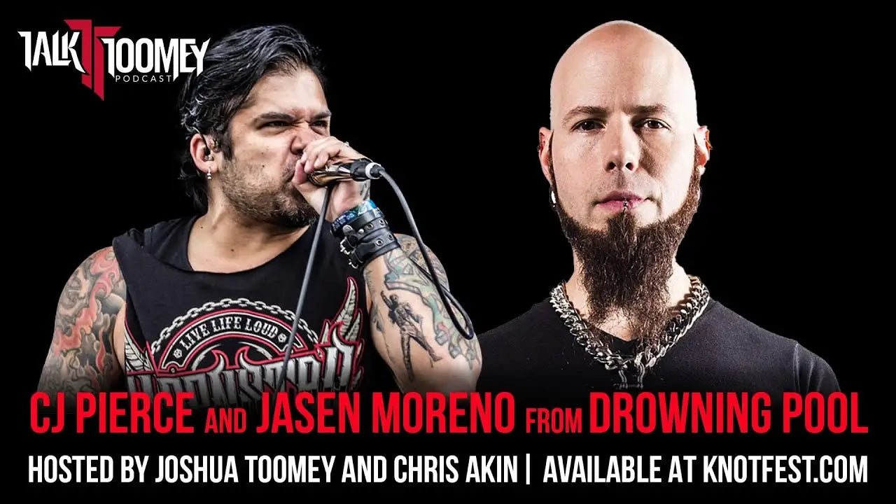 CJ Pierce and Jasen Moreno of Drowning Pool talk their new album Strike a Nerve and more on the latest Talk Toomey