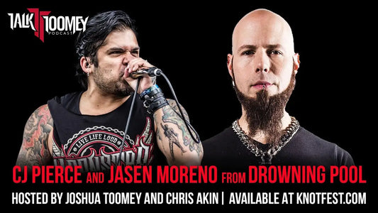CJ Pierce and Jasen Moreno of Drowning Pool talk their new album Strike a Nerve and more on the latest Talk Toomey
