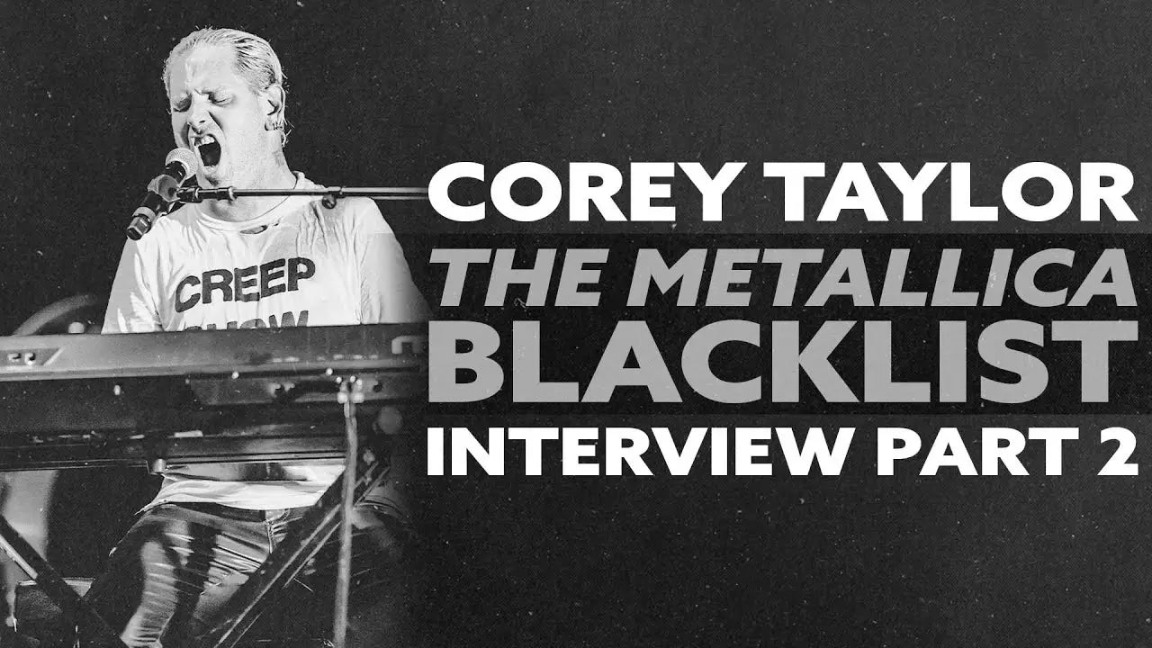 COREY TAYLOR: METALLICA Riffs ’Are A Rite Of Passage’ (Video Interview)
