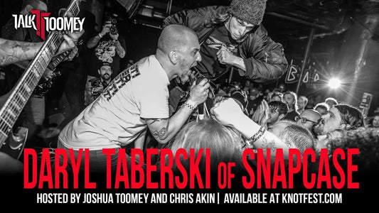 Daryl Taberski of Snapcase on the 25th anniversary of Progression through Unlearning on the latest Talk Toomey Podcast