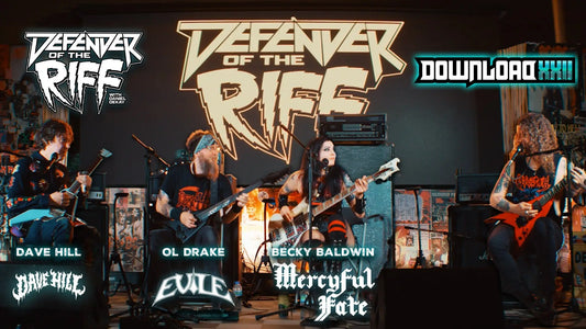 DEFENDER OF THE RIFF Live at DOWNLOAD FESTIVAL (Ol Drake Becky Baldwin + Dave Hill)