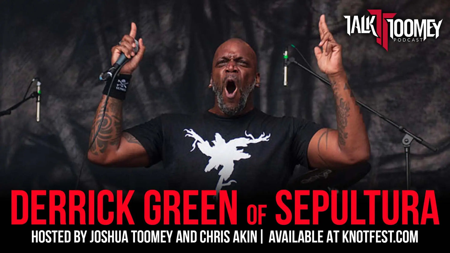 Derrick Green of Sepultura talks SepulQuarta tour must-haves and more on the latest Talk Toomey podcast