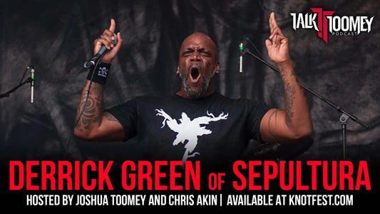 Derrick Green of Sepultura talks SepulQuarta tour must-haves and more on the latest Talk Toomey podcast