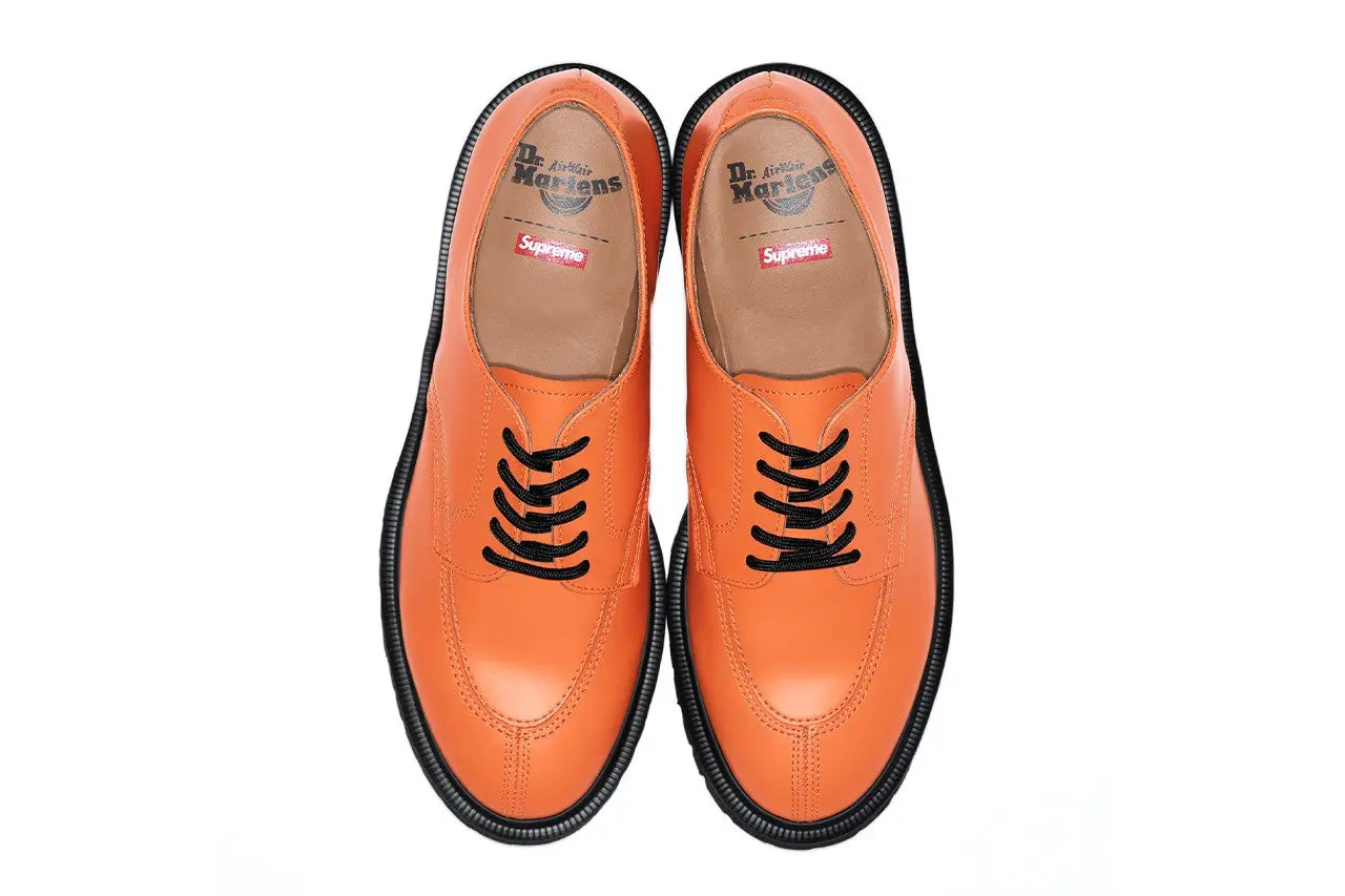 Dr Martens X Supreme connect for a Spring shoe collaboration