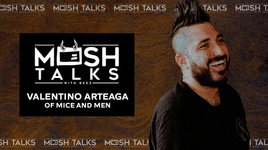 Drummer Valentino Arteaga talks Twitch Sharptone Records and the next era for Of Mice & Men on Mosh Talks