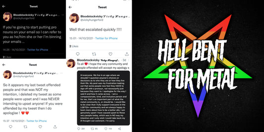Hell Bent For Metal address the Bloodstock director's transphobic tweeting