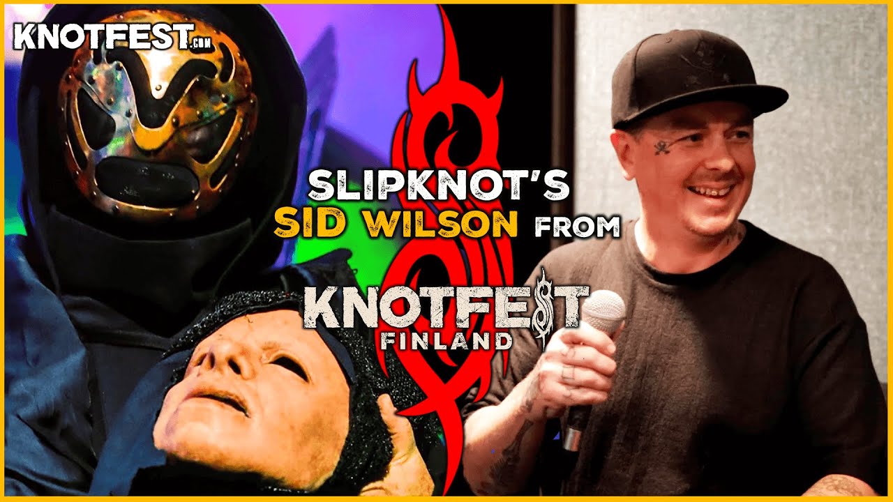 SLIPKNOT'S SID WILSON on constantly REINVENTING HIMSELF at KNOTFEST FINLAND