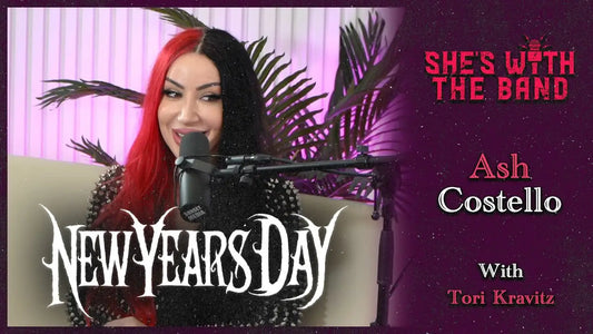 FASHION ICONS Ash Costello (NEW YEARS DAY) and Maria Brink (IN THIS MOMENT) - She’s With The Band