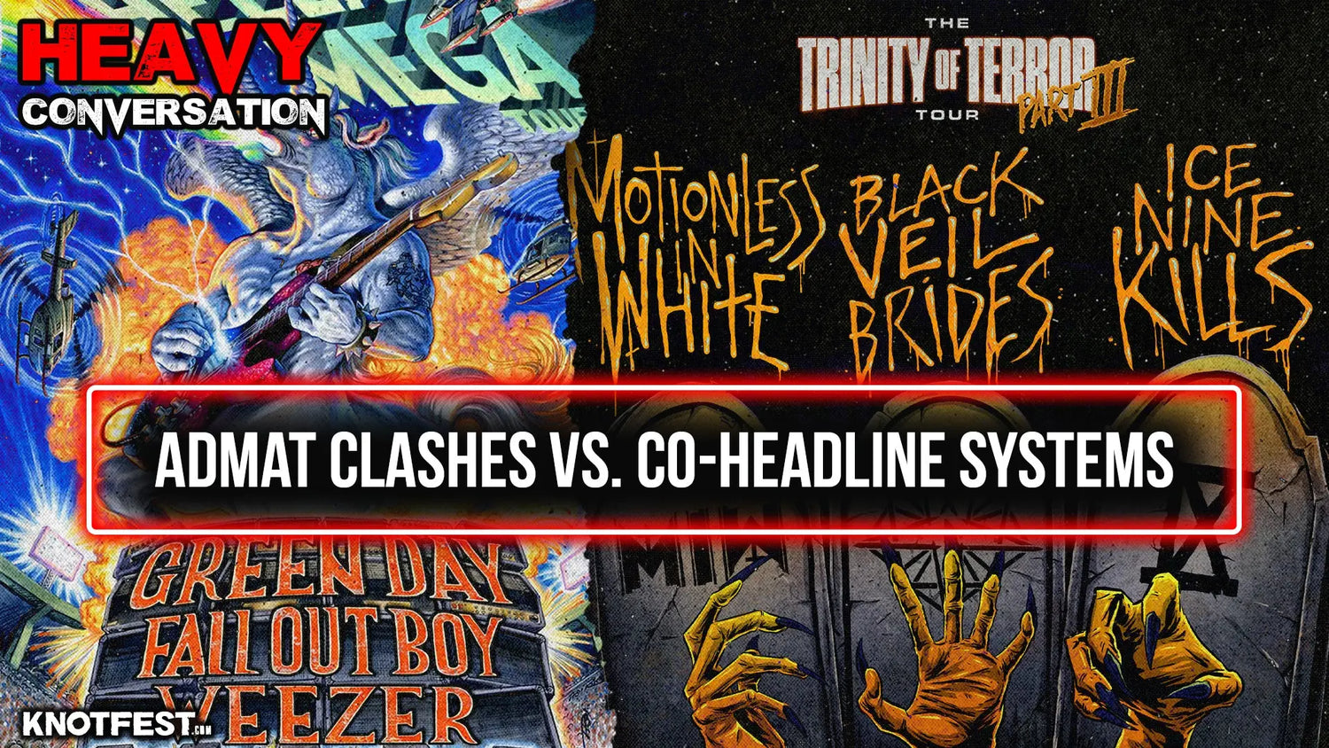 Festival Poster Clashes & Co-Headline Tours