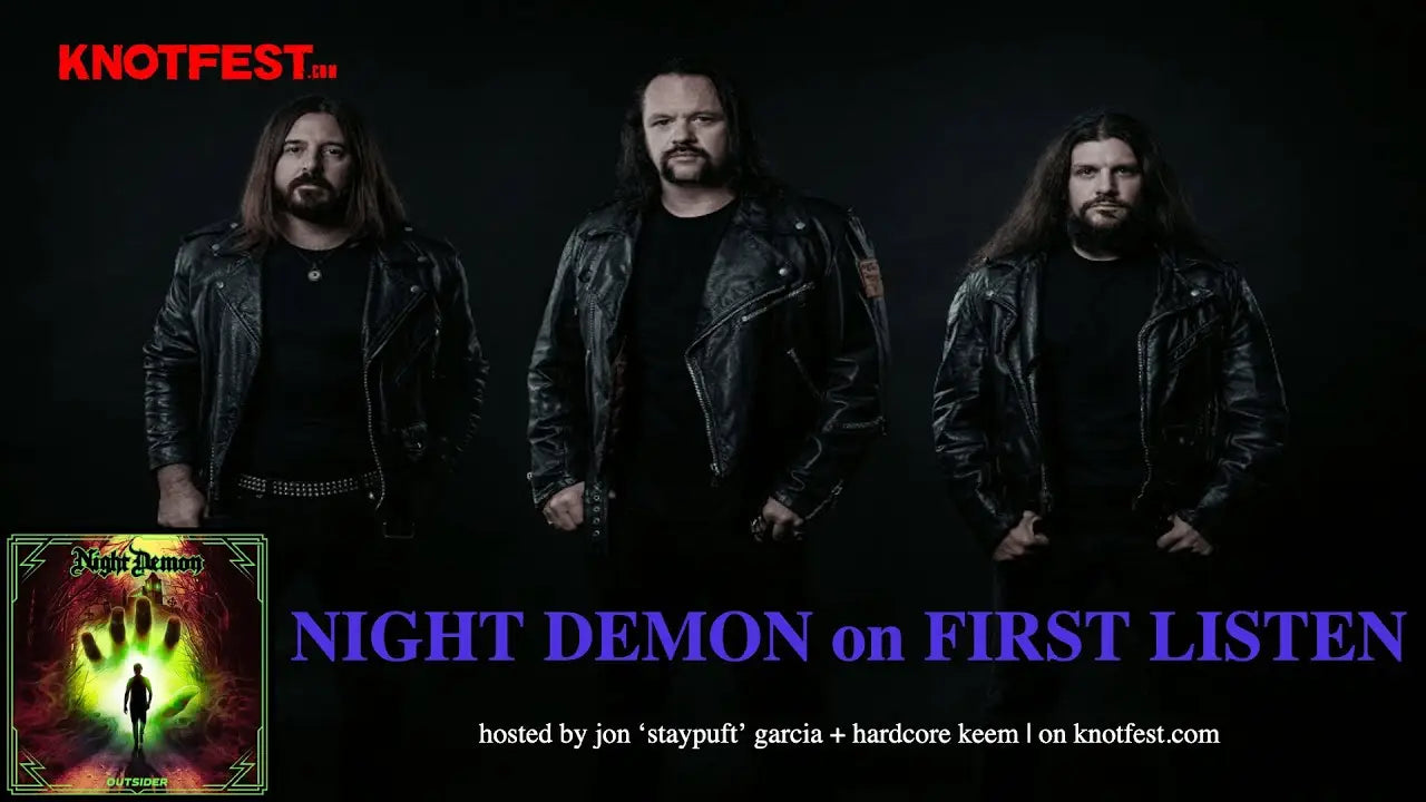 FIRST LISTEN: Night Demon - OUTSIDER w/ Jarvis Leatherby