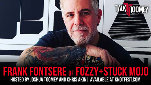 Frank Fontsere (ex-Fozzy) discusses leaving the band, Stuck Mojo and more on the latest Talk Toomey podcast