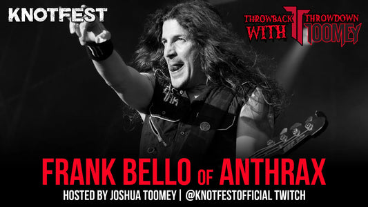 Frank Bello on Anthrax’s 40th Anniversary Cliff Burton Dimebag and more