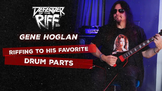 GENE HOGLAN RIFFING to His Favorite Drum Parts