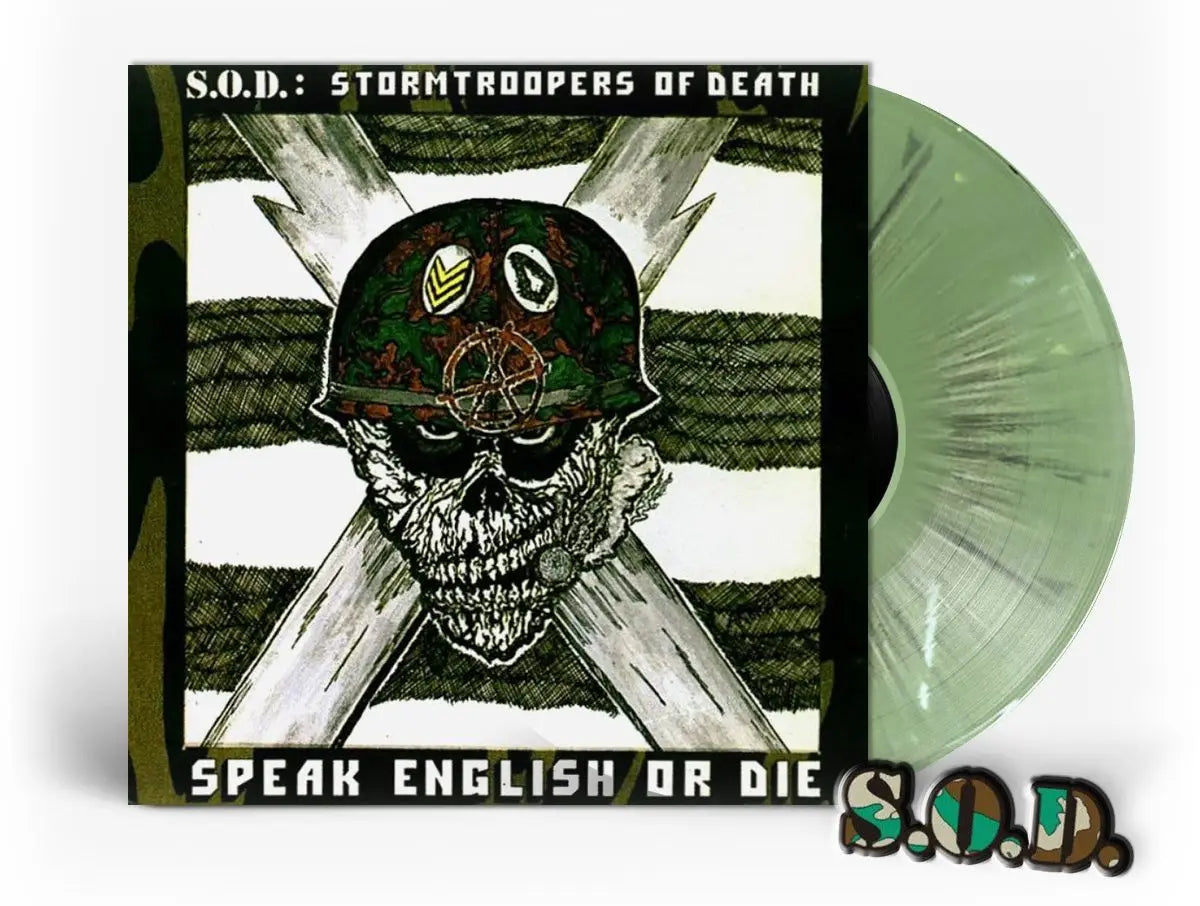 Gimme Metal Vinyl Club profiles the March release of Stormtroopers of Death’s 1985 crossover classic