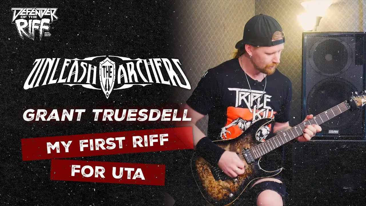 Grant Truesdell’s FIRST RIFF for UNLEASH THE ARCHERS - Defender Of The Riff