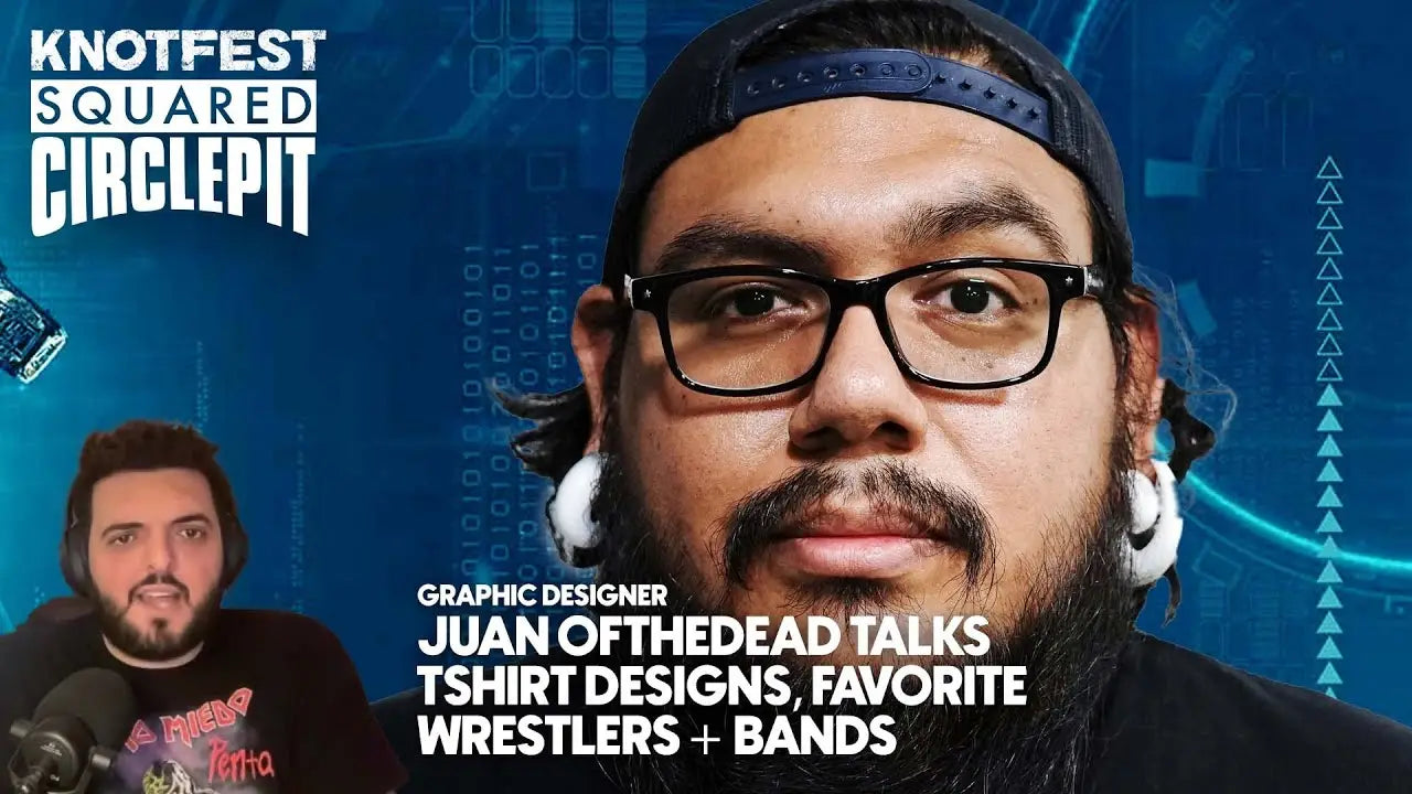 Graphic Designer JuanOFTHEDEAD Talks Wrestling Designs Favorite Metal & Fonts - Squared Circle Pit
